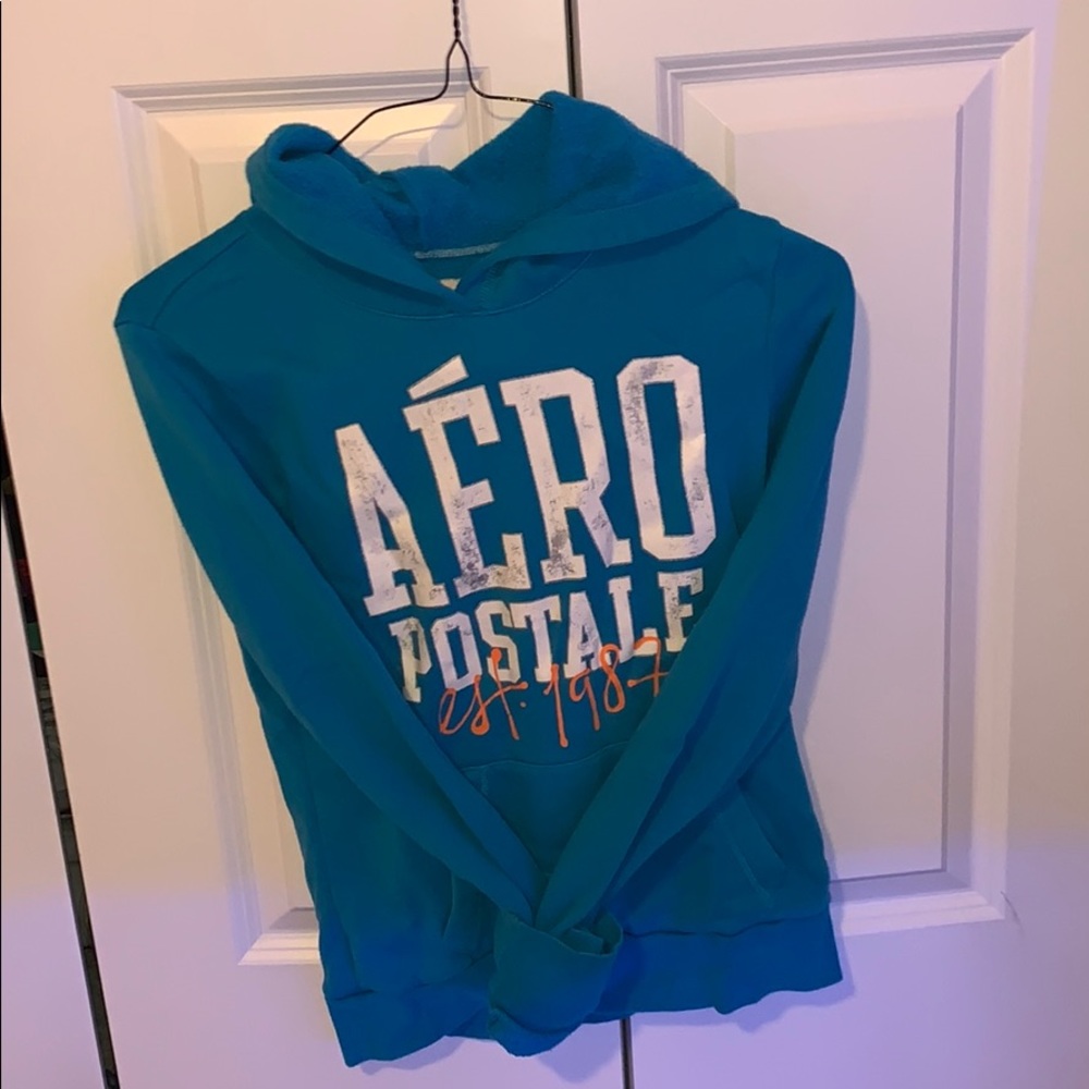 Blue Aéropostale Hoodie (Medium)